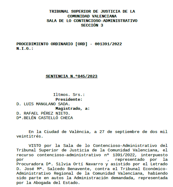 La compatibilidad del mínimo por descendientes y de las especialides por alimentos, reconocida por el TSJ de Valencia (con imposición de costas a la Administración)