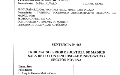 El TSJ de Madrid reconoce el tipo reducido de ITP para familias numerosas, aunque el tercer hijo esté todavía en gestación